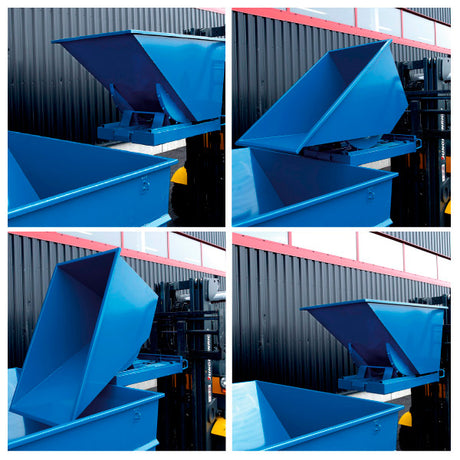 Tipcontainer Std 150l 1200kg Blå