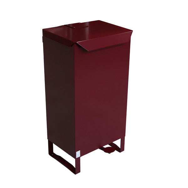 Stromboli 50l brandsikker affaldsbeholder, rød