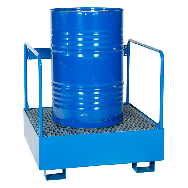 Spildbakke 1 tønder stående, rækværk