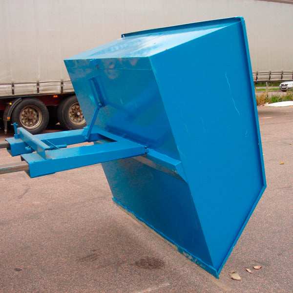 Tipcontainer Low 750l 1500kg Blå