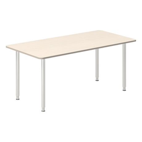 Skrivebord DNA, Birk 1600x800 mm I-ben/Alugrå