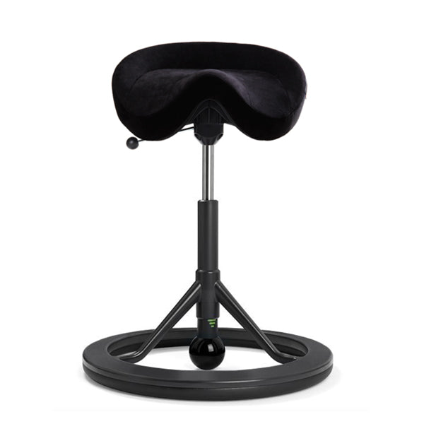 BackApp Smart Alcantara, sort med sort understel