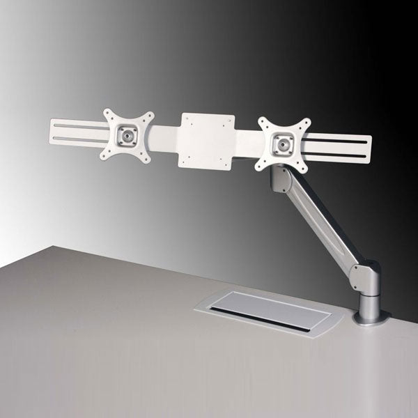 Skærmholder DZ Beslag til 2 skærme Alugrå