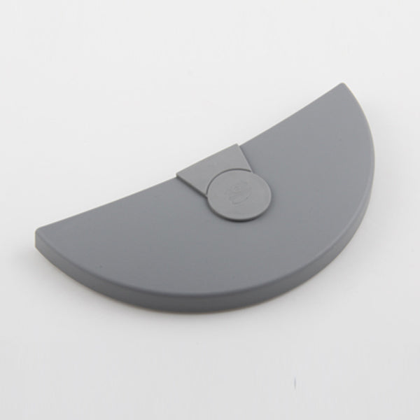 Endeafslutning til kabelholder Halfpipe, Alugrå