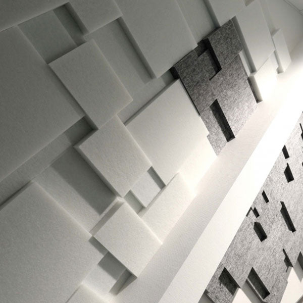 Lydabsortbent Nivå EcoSUND hvid uden tekstil