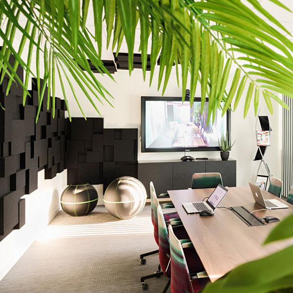 Lydabsortbent Nivå EcoSUND sort uden tekstil