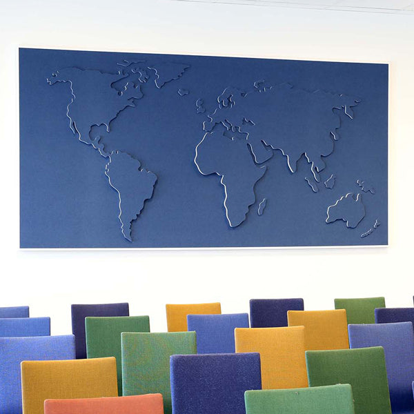 Lydabsortbent Tell_us EcoSUND hvid med hvid ramme