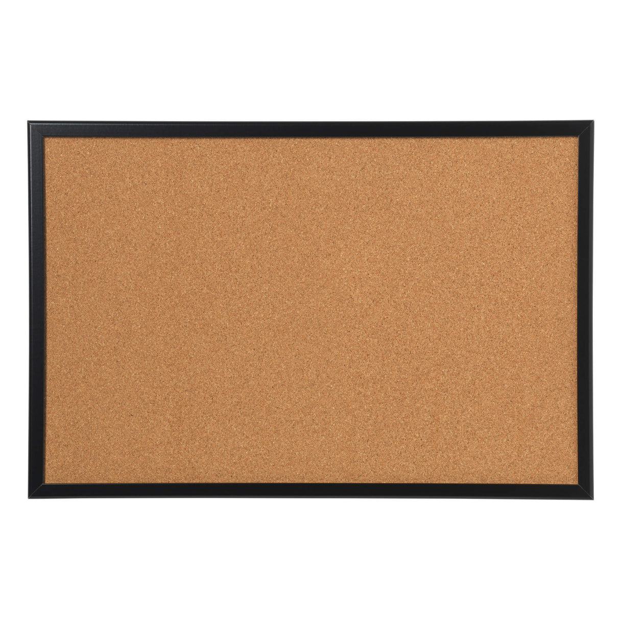 60 x 40 cm. Kork opslagstavle med sort ramme