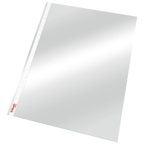 Lomme 40my PP glasklar A4 TÅ (100)