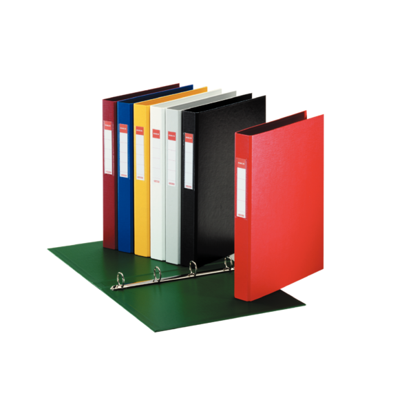 Ringbind Vivida PP A4 4RR 25mm rød