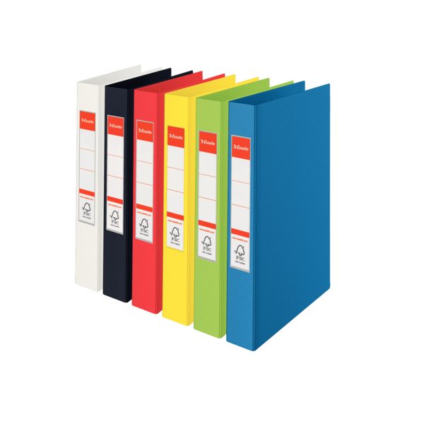 Ringbind Vivida PP A4 4RR 25mm sort