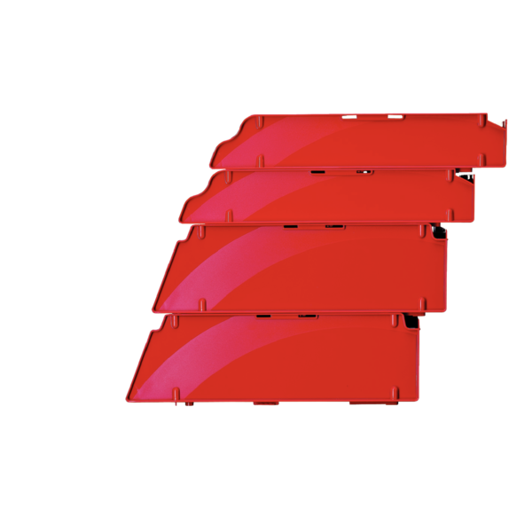 Brevbakke transit A4 rød