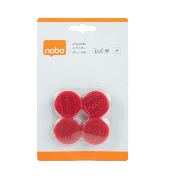 Magneter t/WB 30mm rød (4)