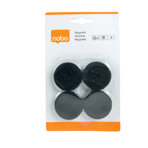 Magneter t/WB 38mm sort (4)