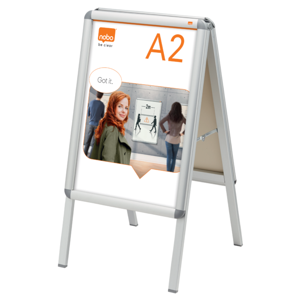 Gadeskilt A-skilt skifteramme A2