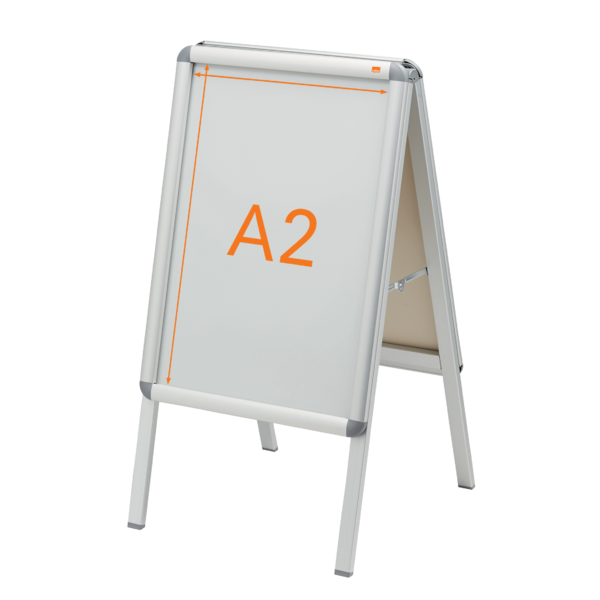 Gadeskilt A-skilt skifteramme A2