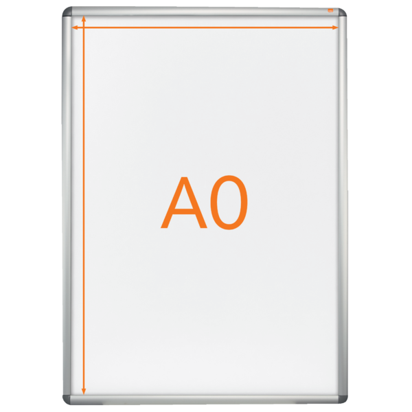 Skifteramme m/runde hjørner A0