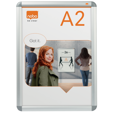 Skifteramme m/runde hjørner A2