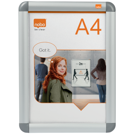 Skifteramme m/runde hjørner A4