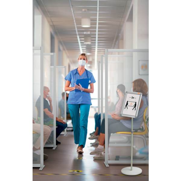 Skifteramme m/runde hjørner på stativ A4