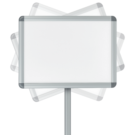 Skifteramme m/runde hjørner på stativ A4