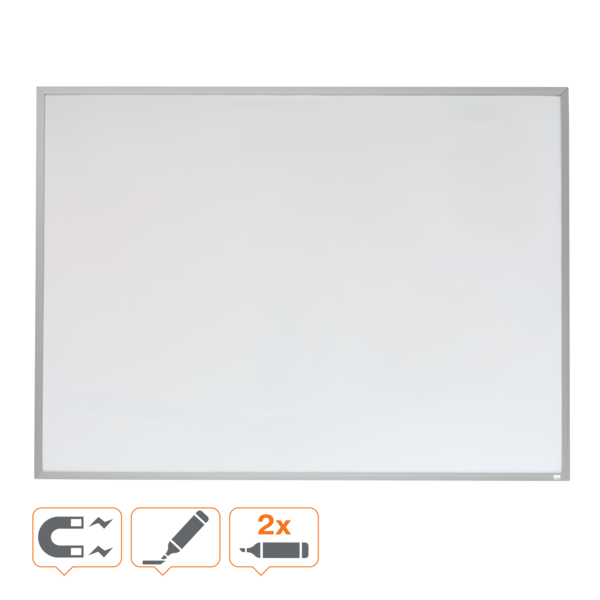 WB tavle magnetisk m/aluramme 58,5x43cm
