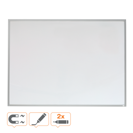 WB tavle magnetisk m/aluramme 58,5x43cm