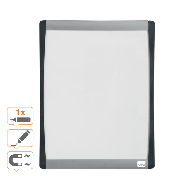 WB talve m/buet ramme hvid 28x21,5cm