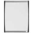 WB tavle m/buet ramme hvid 33,5x28cm