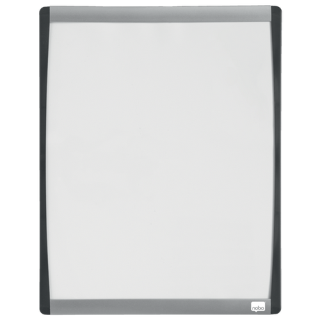 WB tavle m/buet ramme hvid 33,5x28cm
