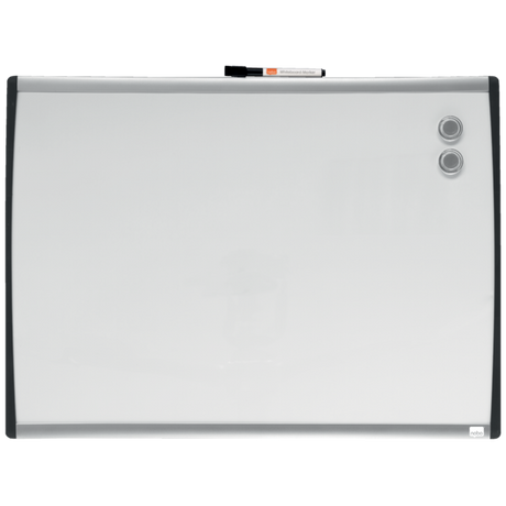 WB tavle m/buet ramme hvid 58,5x43cm