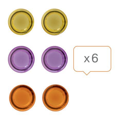 Magneter t/WB ass.farver (6)