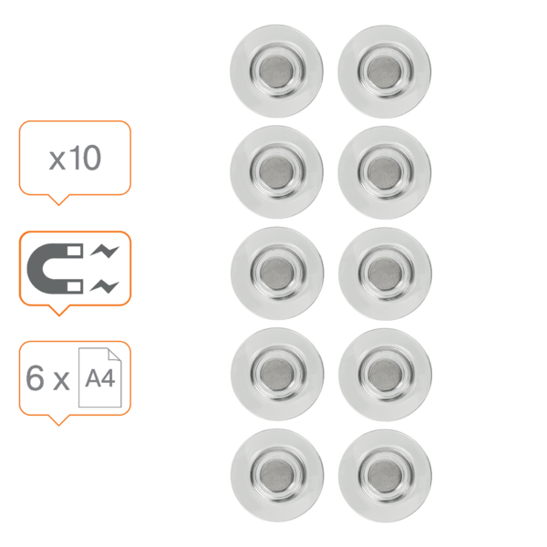 Magneter t/glastavler Earth klar (10)