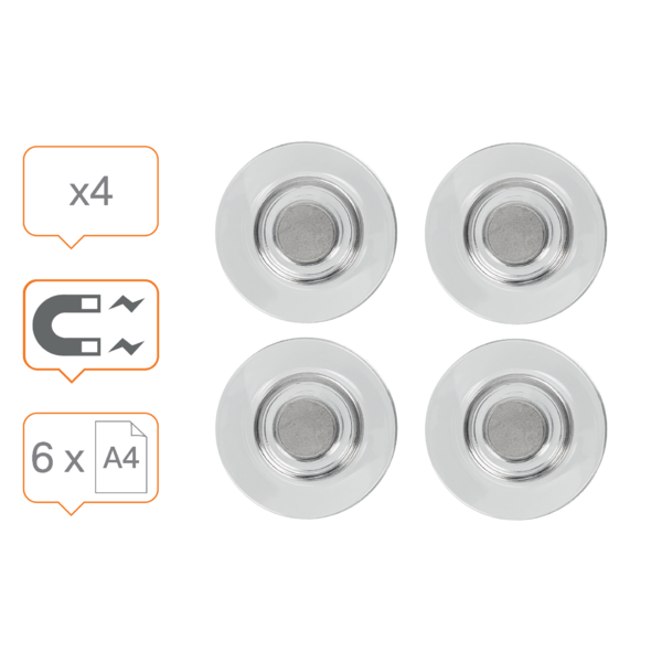 Magneter t/glastavler Earth klar (4)