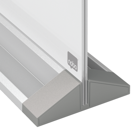 Skrivebordstavle glas 58x44cm hvid