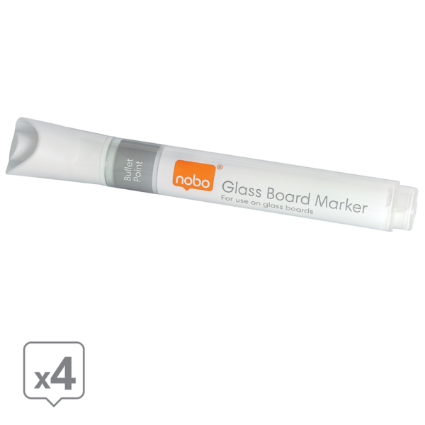 WB Marker t/glastavle rund 3mm hvid (4)