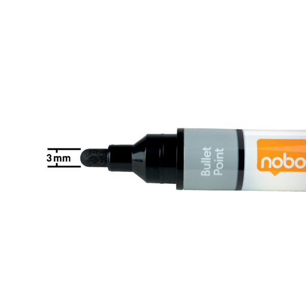 WB Marker t/glastavle rund 3mm ass (4)