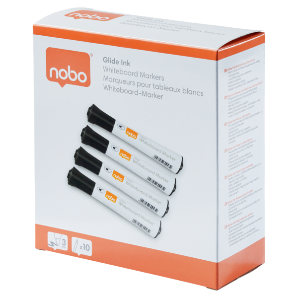 WB Marker Glide rund 2mm sort (10)