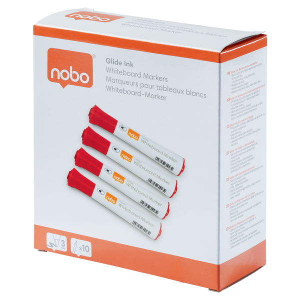 WB Marker Glide rund 2mm rød (10)