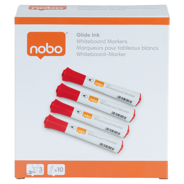 WB Marker Glide rund 2mm rød (10)