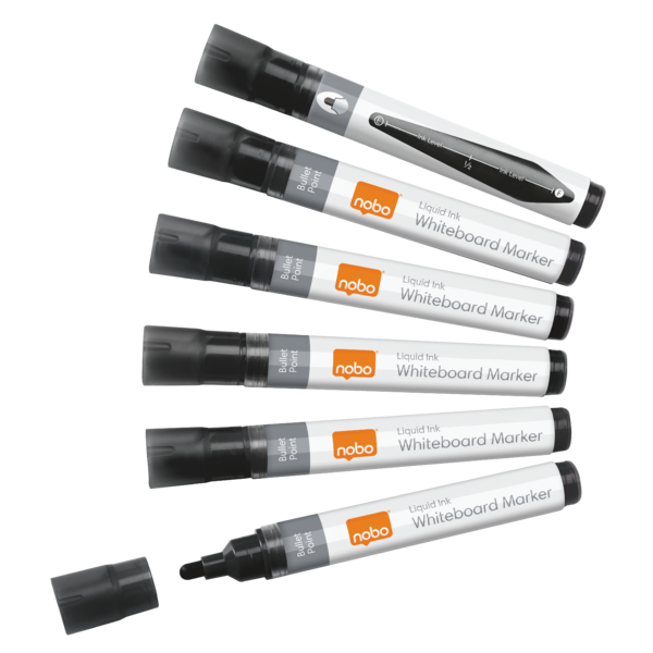 WB Marker LiquidInk rund 3mm sort (10)