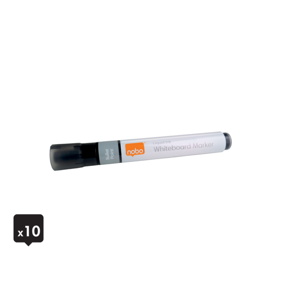 WB Marker LiquidInk rund 3mm sort (10)