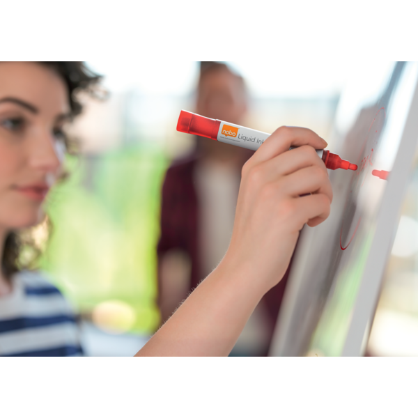 WB Marker LiquidInk rund 3mm rød (10)