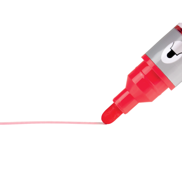 WB Marker LiquidInk rund 3mm rød (10)