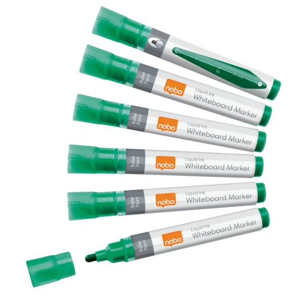 WB Marker LiquidInk rund 3mm grøn (10)