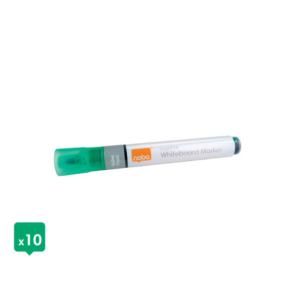 WB Marker LiquidInk rund 3mm grøn (10)