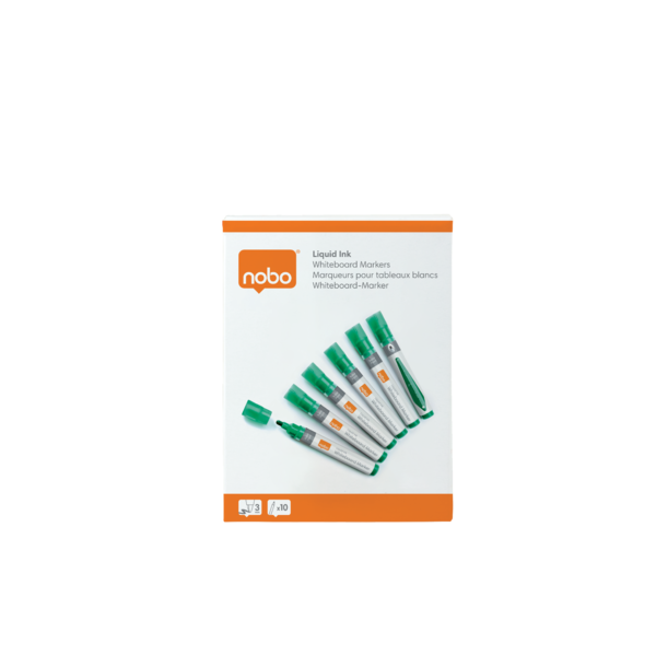 WB Marker LiquidInk rund 3mm grøn (10)