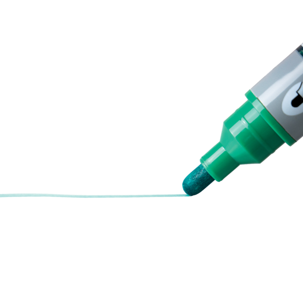 WB Marker LiquidInk rund 3mm grøn (10)