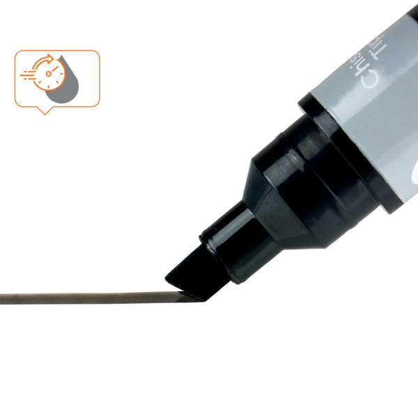 WB Marker LiquidInk skrå 4mm sort (10)