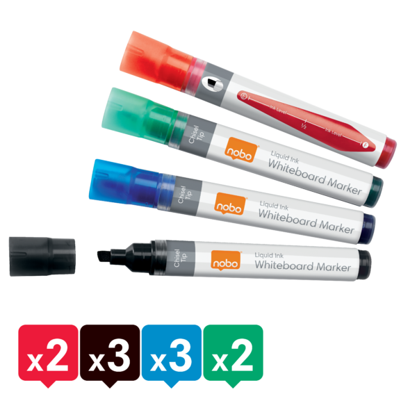 WB Marker LiquidInk skrå 4mm ass (10)